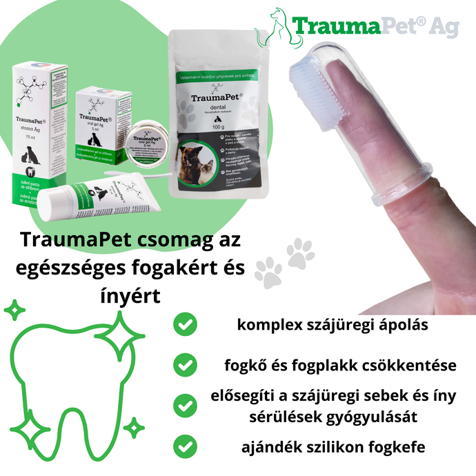 TraumaPet csomag az egészséges fogakért és ínyért